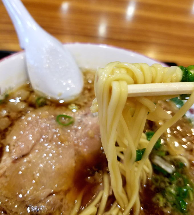 福山サービスエリア 尾道ラーメン 麺
